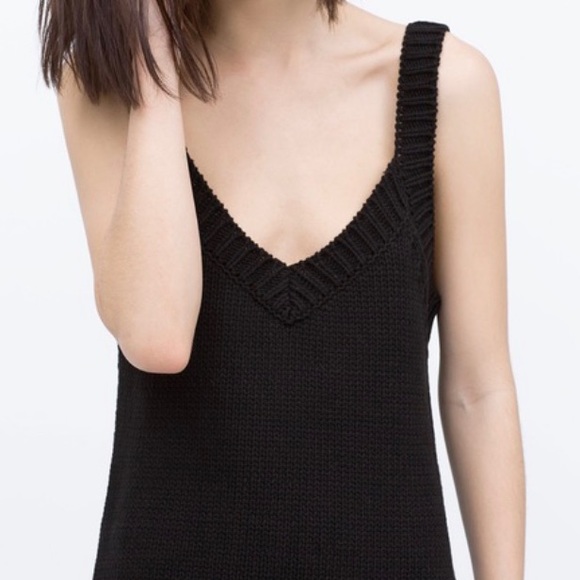 Zara Knit Tank Sweater Dress - Picture 2 of 4
